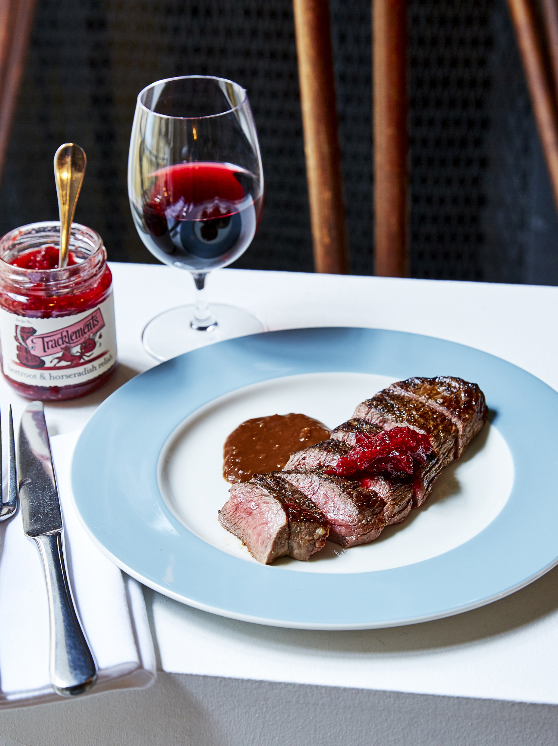 Fillet of Red Deer with Bitter Chocolate Sauce