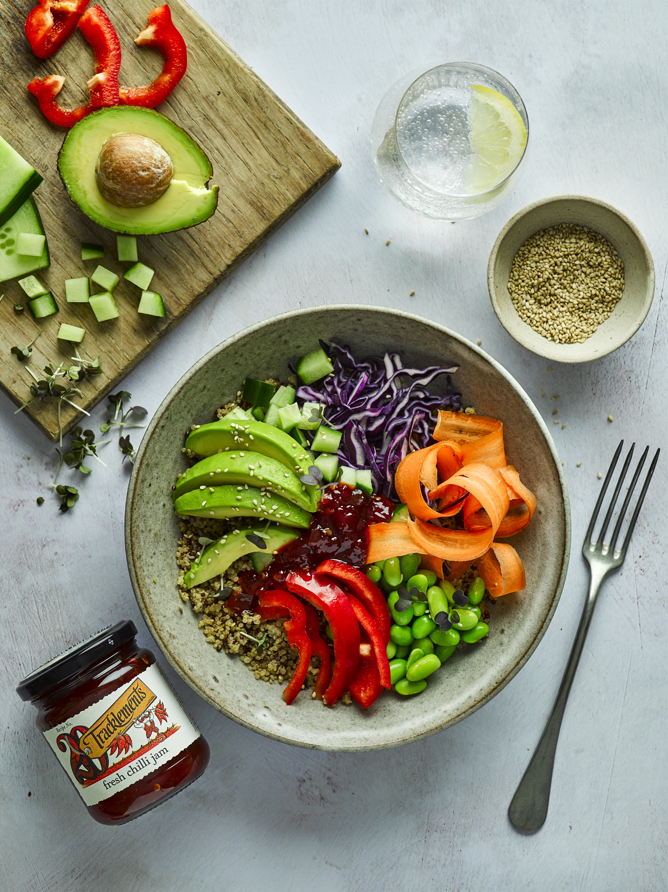 Buddha Bowl with Fresh Chilli Jam