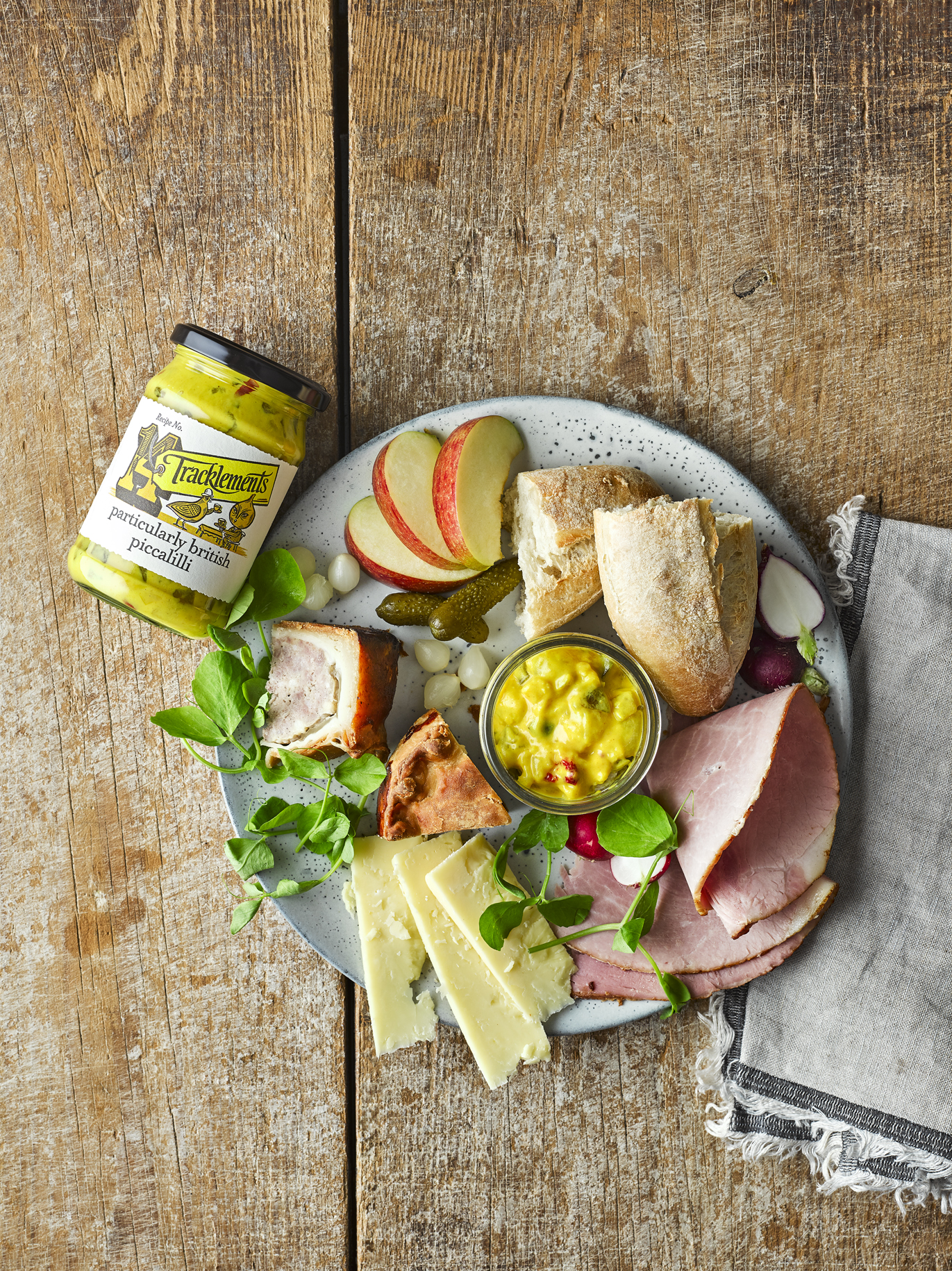 Ploughman's with Particularly British Piccalilli